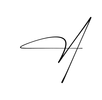 A simple name signature style in English