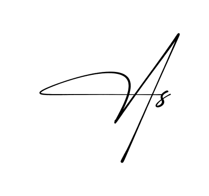 A S simple name signature style in English