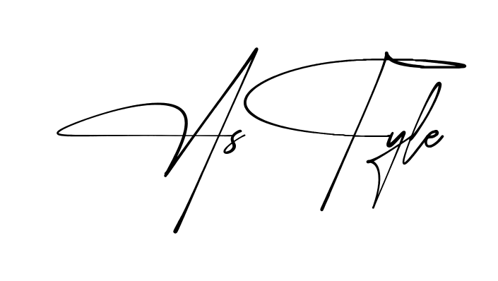 A Style simple name signature style in English