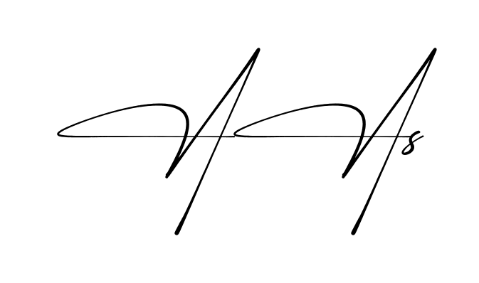 Aa S simple name signature style in English
