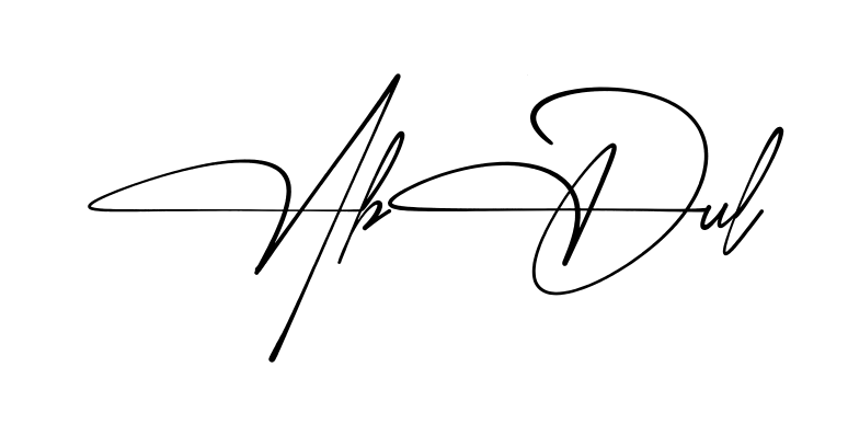 Simple Abdul signature style