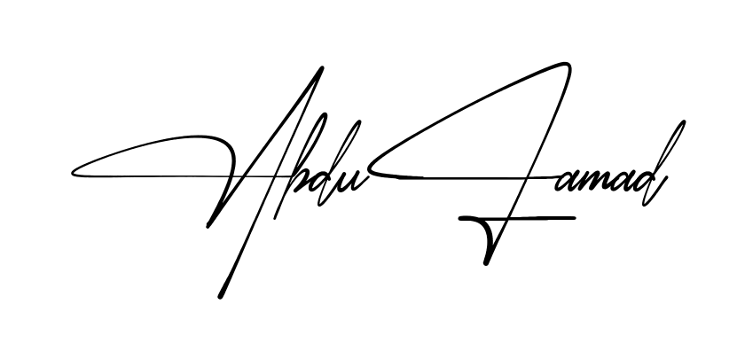 Simple Abdul Samad signature style