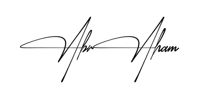 Simple Abraham signature style
