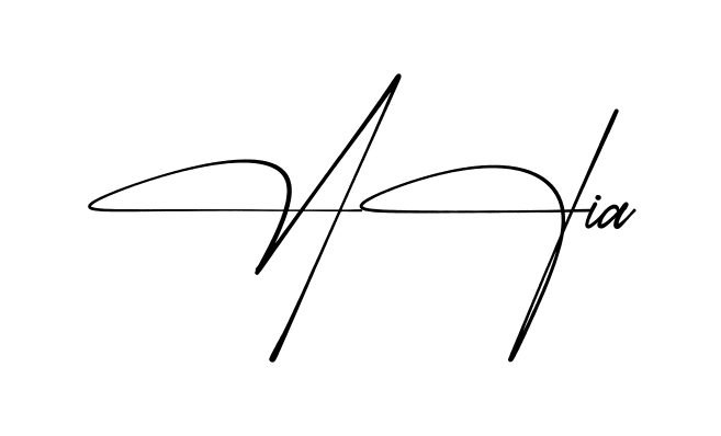 Simple Afia signature style