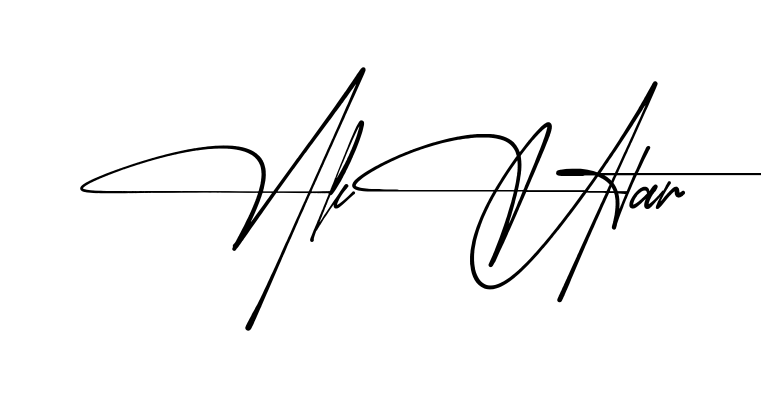 Simple Akhtar signature style