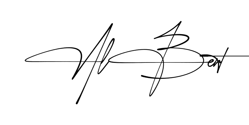 Simple Albert signature style