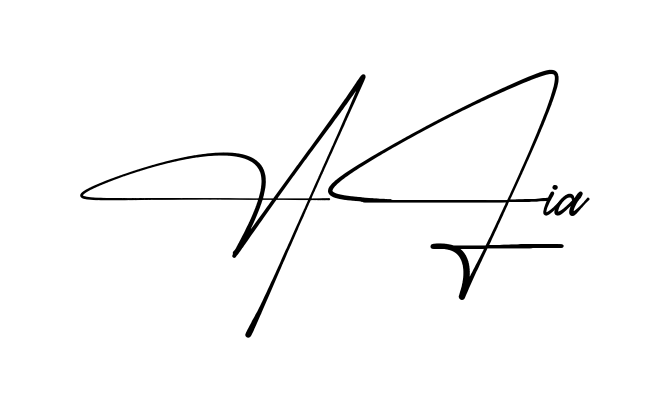 Simple Alia signature style