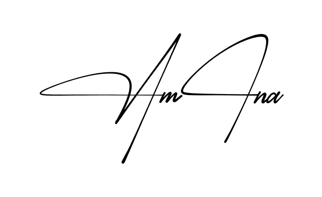 Simple Amina signature style