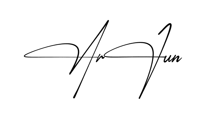 Simple Arjun signature style