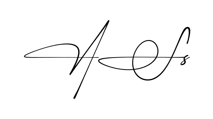 As S simple name signature style in English