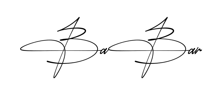 Babar Simple signature preview