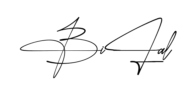 Simple Bilal signature style