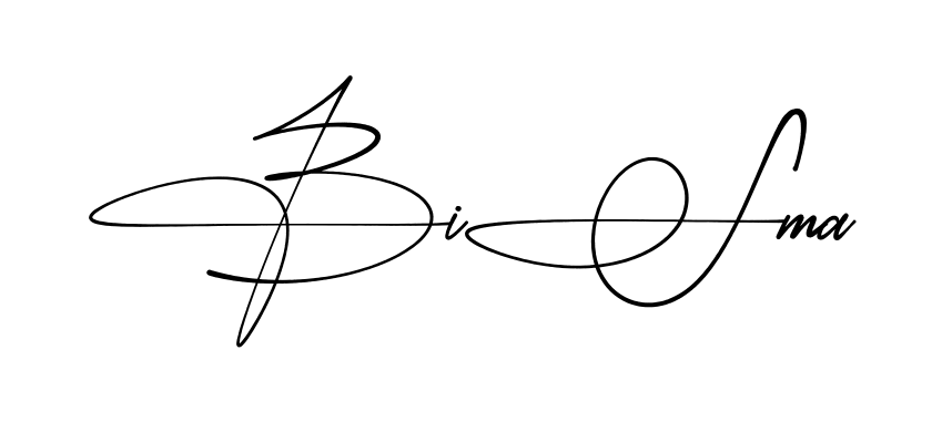 Simple Bisma signature style