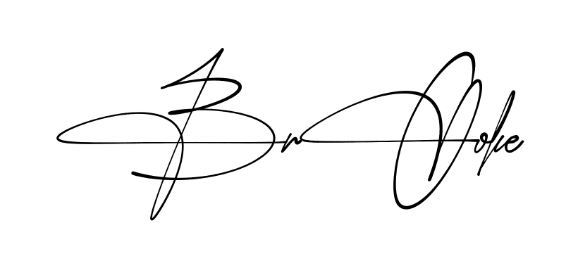 Simple Brooke signature style