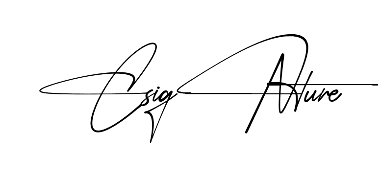 C Signature simple name signature style in English