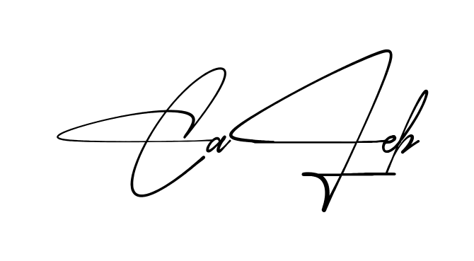 Simple Caleb signature style