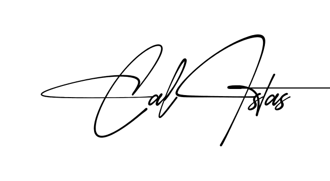 Calista S simple name signature style in English