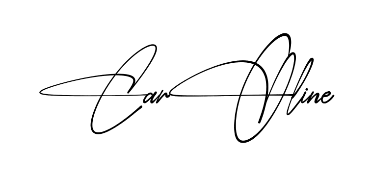 Simple Caroline signature style