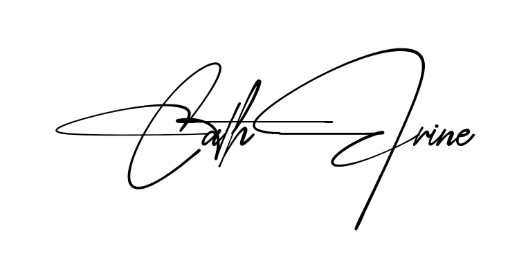 Simple Catherine signature style