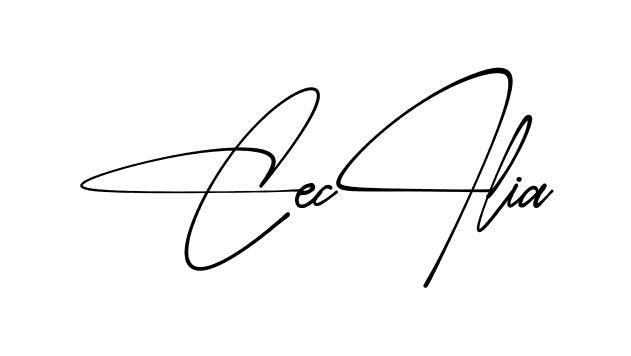 Simple Cecilia signature style