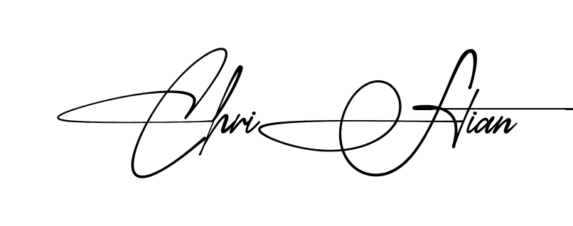 Simple Christian signature style
