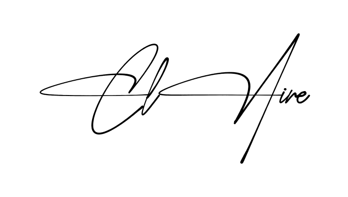 Simple Claire signature style