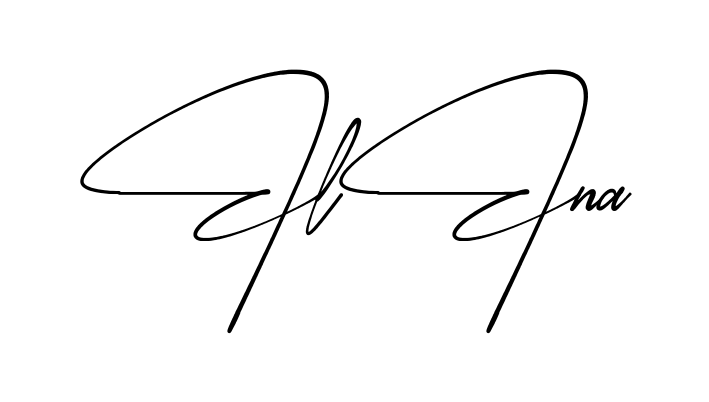 Simple Elena signature style