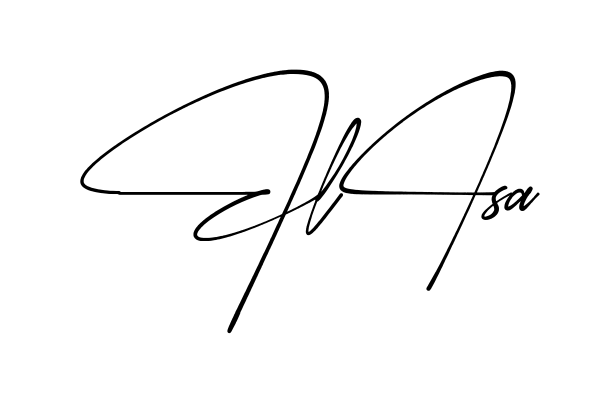 Simple Elisa signature style