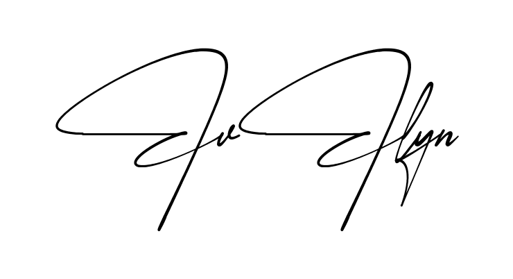 Simple Evelyn signature style