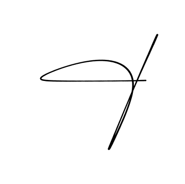 F simple name signature style in English
