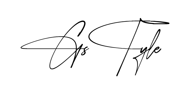 G Style simple name signature style in English