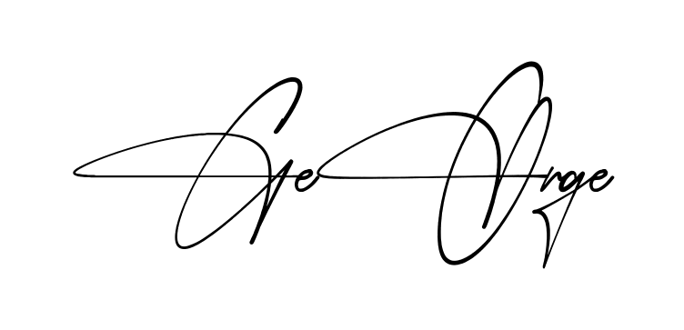 Simple George signature style