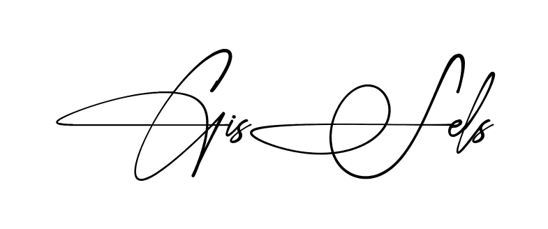 Gissel S simple name signature style in English