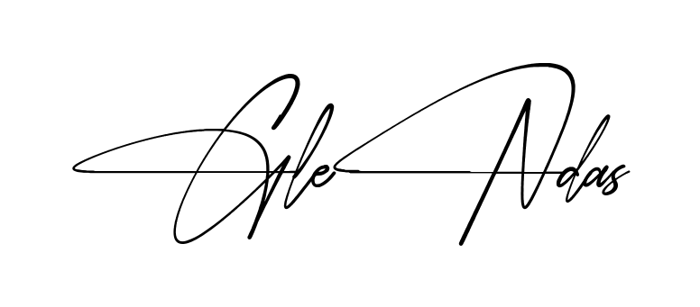 Glenda S simple name signature style in English