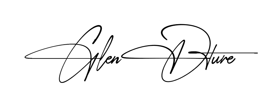 Glenda Signature simple name signature style in English