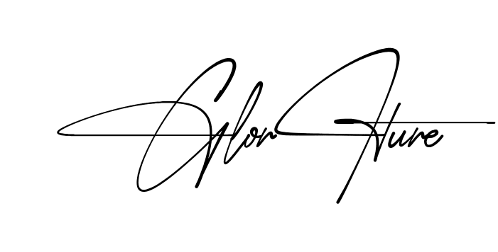 Gloriana Signature simple name signature style in English