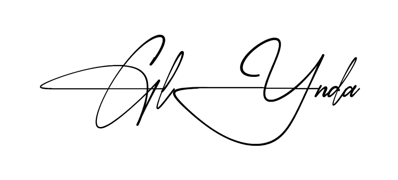 Glynda simple name signature style in English