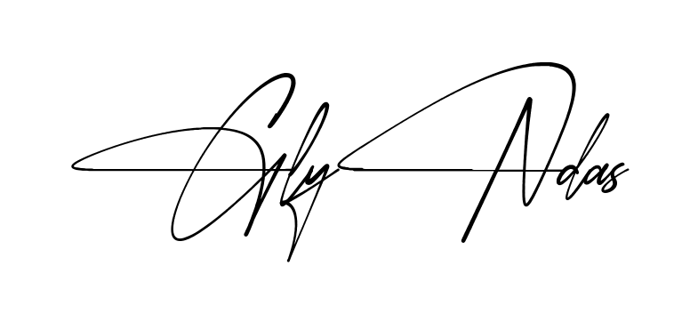 Glynda S simple name signature style in English