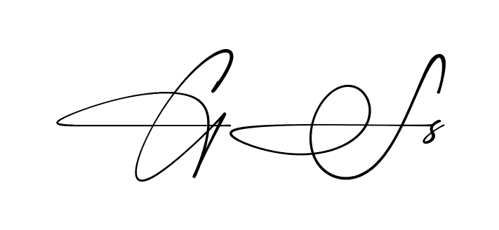 Gs S simple name signature style in English