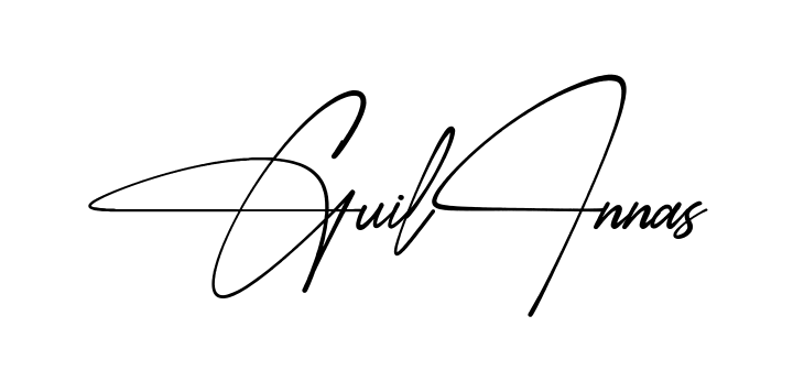 Guilianna S simple name signature style in English