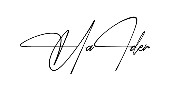 Simple Haider signature style