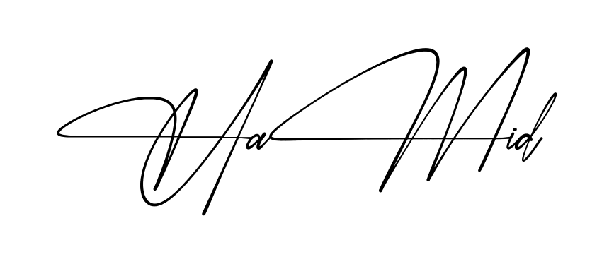 Simple Hamid signature style