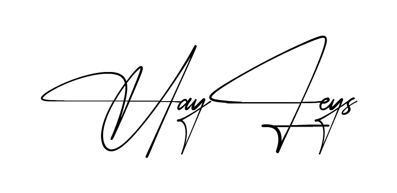 Hayley S simple name signature style in English