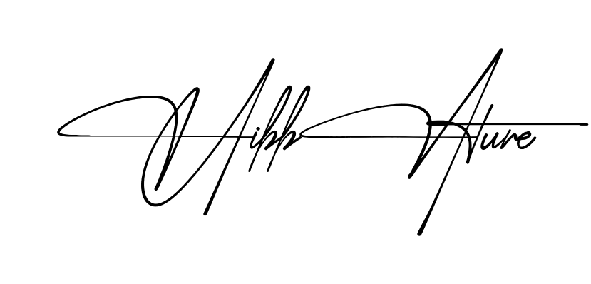 Hibba Signature simple name signature style in English
