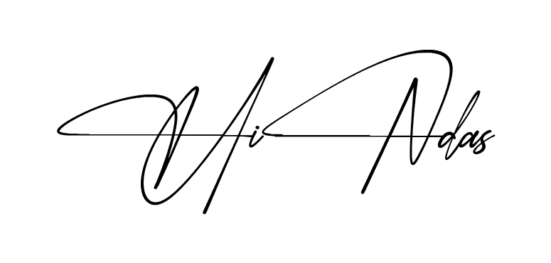 Hinda S simple name signature style in English