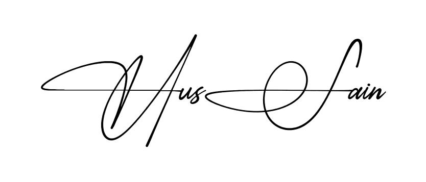 Simple Hussain signature style
