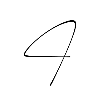 I simple name signature style in English