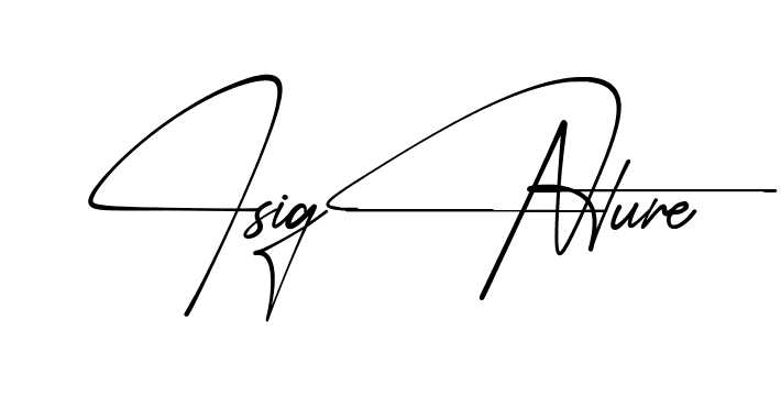 I Signature simple name signature style in English
