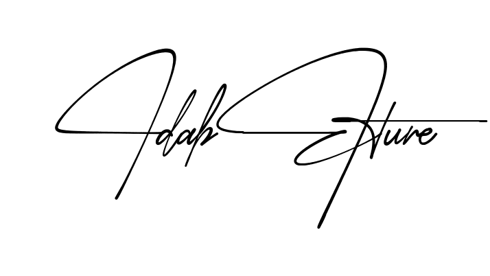 Idabell Signature simple name signature style in English