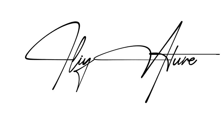 Iliyah Signature simple name signature style in English